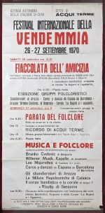 Festa della Vendemmia poster