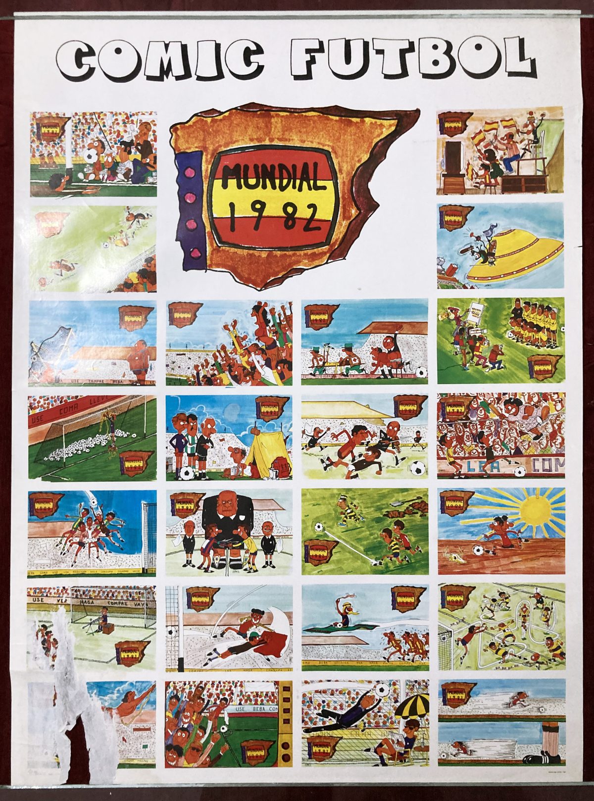 World Cup vintage poster