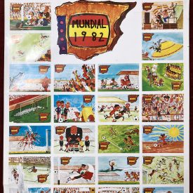 World Cup vintage poster