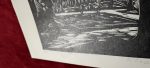 1970s Original signed woodcut Károly Andruskó Trees Landscape Forest - Image 4