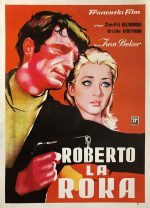 1961 Original Movie Poster Un nommé La Rocca Man Named Rocca Belmondo Kaufmann