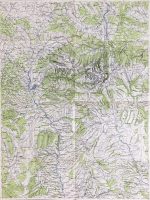 Topographic Map Dzumaja Militaria Bulgaria Austria WWI Samokov