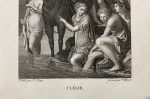 Jacques Stella Clélie Cloelia 1814 Original Copperplate Engraving Dutch - Image 4