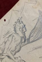 Devil Sketch Satan Dobric Lucifer Drawing Style Cartoon Vintage - Image 3