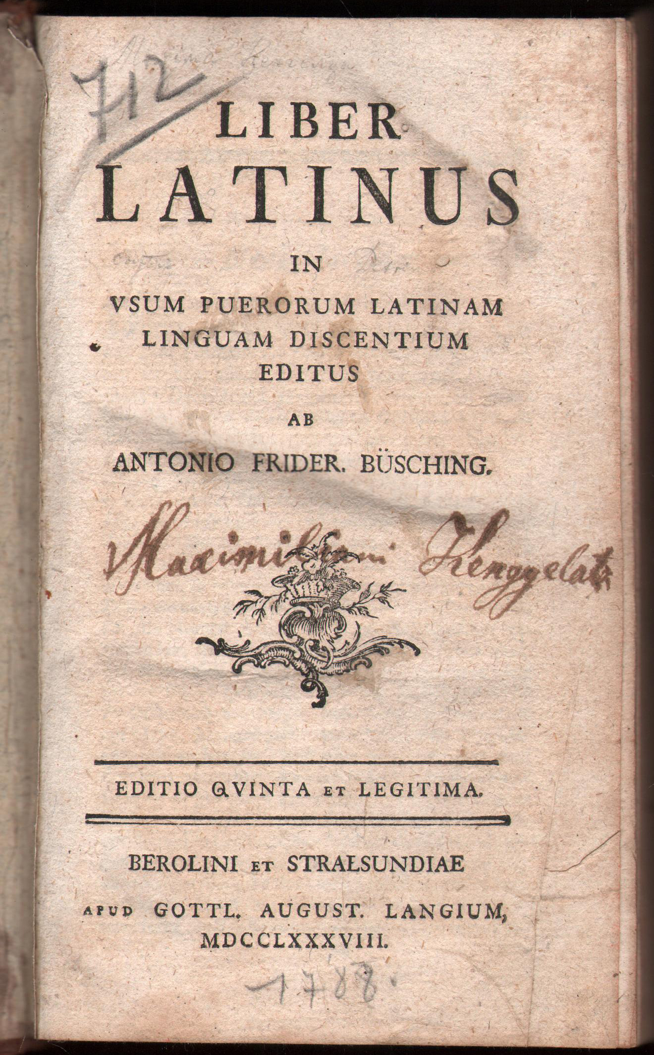 liber latinum