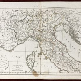 Original Antique Map Italie Septentrionale divisée en ses différens États