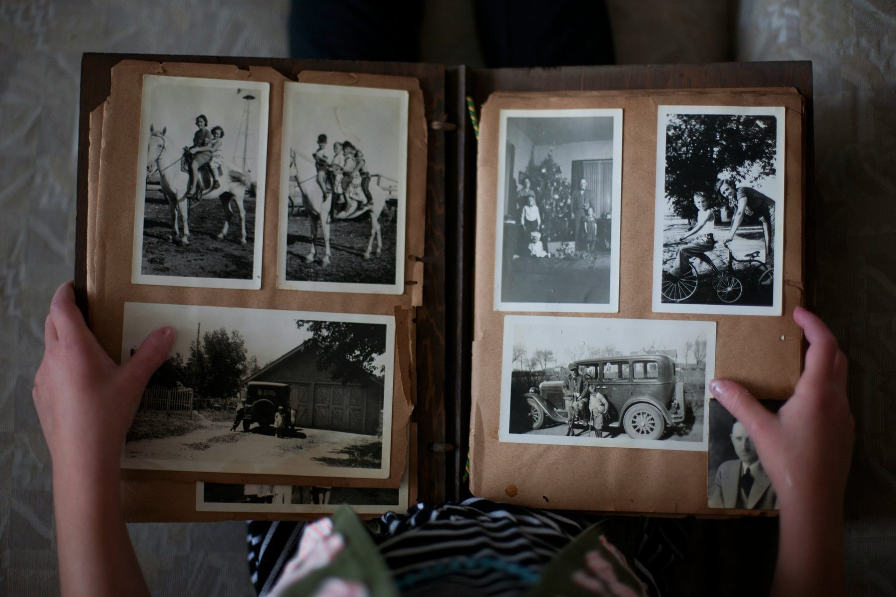 Collecting vintage photos, some of them may be family photos as well.