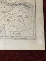 Old Map Europe Steel Engraving 19th Century Jules Renouard Atlantic - Image 5