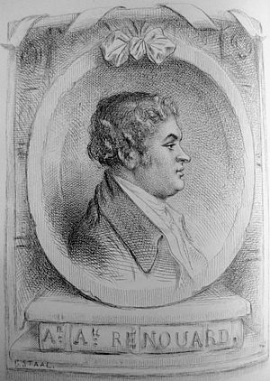 The portrait of Augustin Renouard