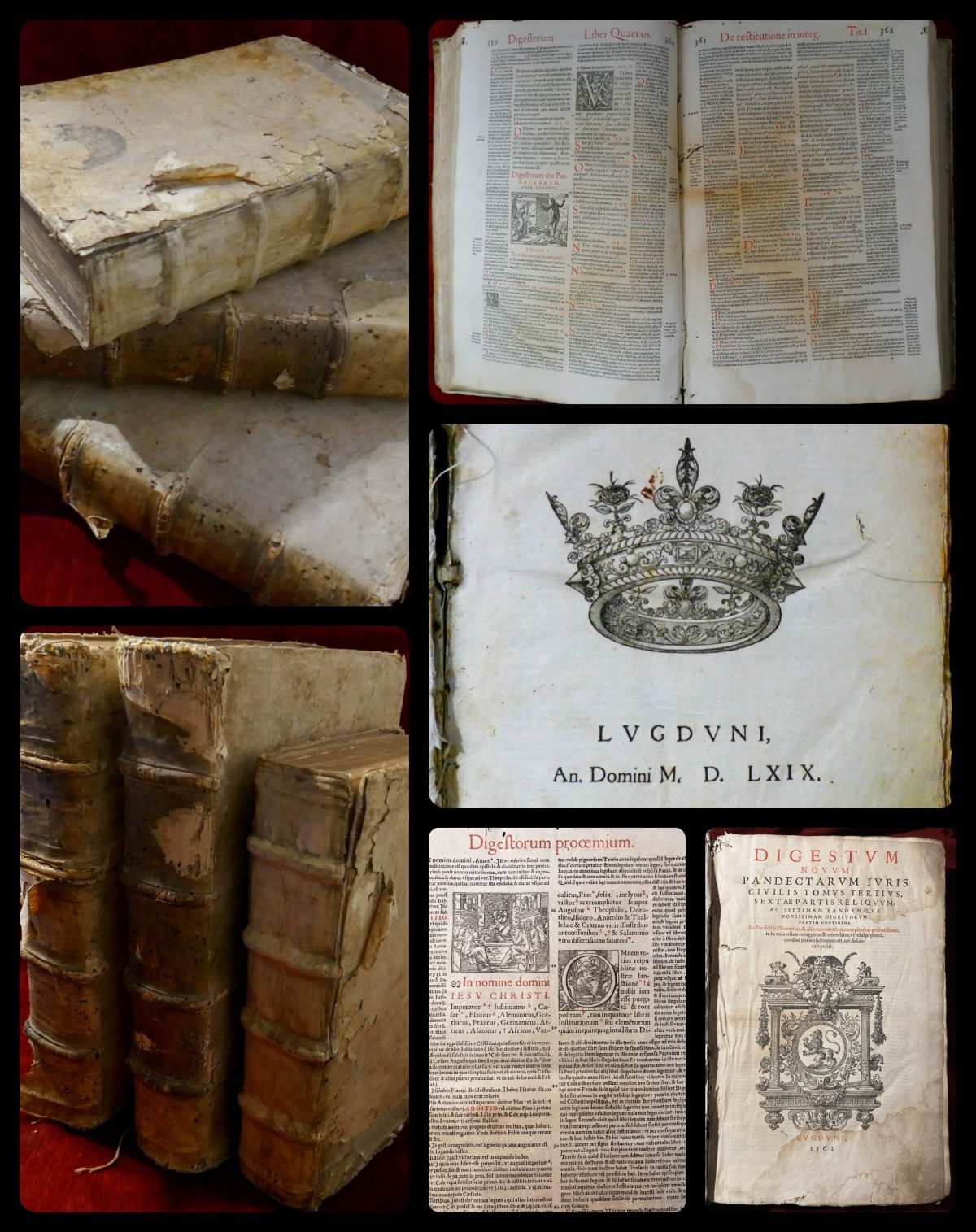Justinian Corpus Iuris Civilis Justinian Codex Corpus Iuris Civilis Antique Book 1562