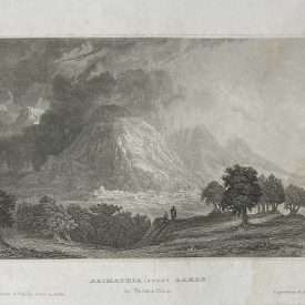 Antique Print of Arimathia in Palestine