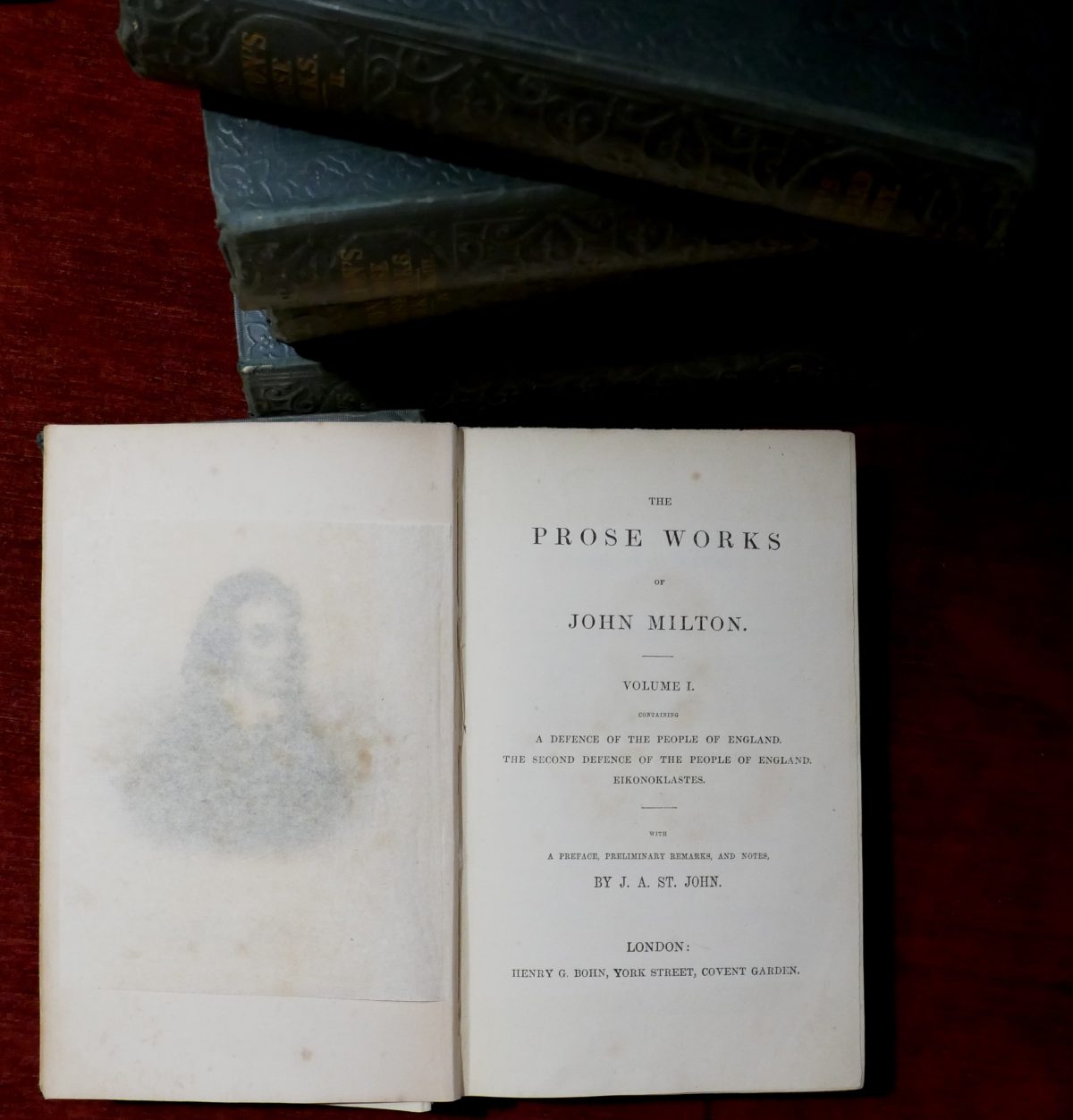 Prose Works John Milton 5 Volumes Bohn's Standard Library 1877
