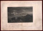 Bethlehem Steel Engraving 1837 Palestine Antique Print Veduta - Image 6