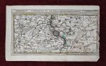 Antique Map Tournai Bodenehr Tournay Copperplate Belgium 1720 - Image 2