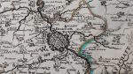 Antique Map Tournai Bodenehr Tournay Copperplate Belgium 1720 - Image 5