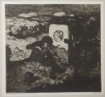 Antique Decorative Print Violinist Alte Geiger Welte Mappe 1925 - Image 8