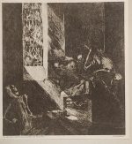 Antique Print Welti Mappe Mitternacht Lithograph Art 1925