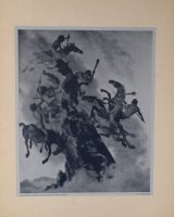 Antique Print Nebelreiter Mist Riders Welte Mappe Munich 1925