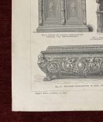 Baroque Furniture Antique Print Decorative Art Rococo 1924 - Image 4