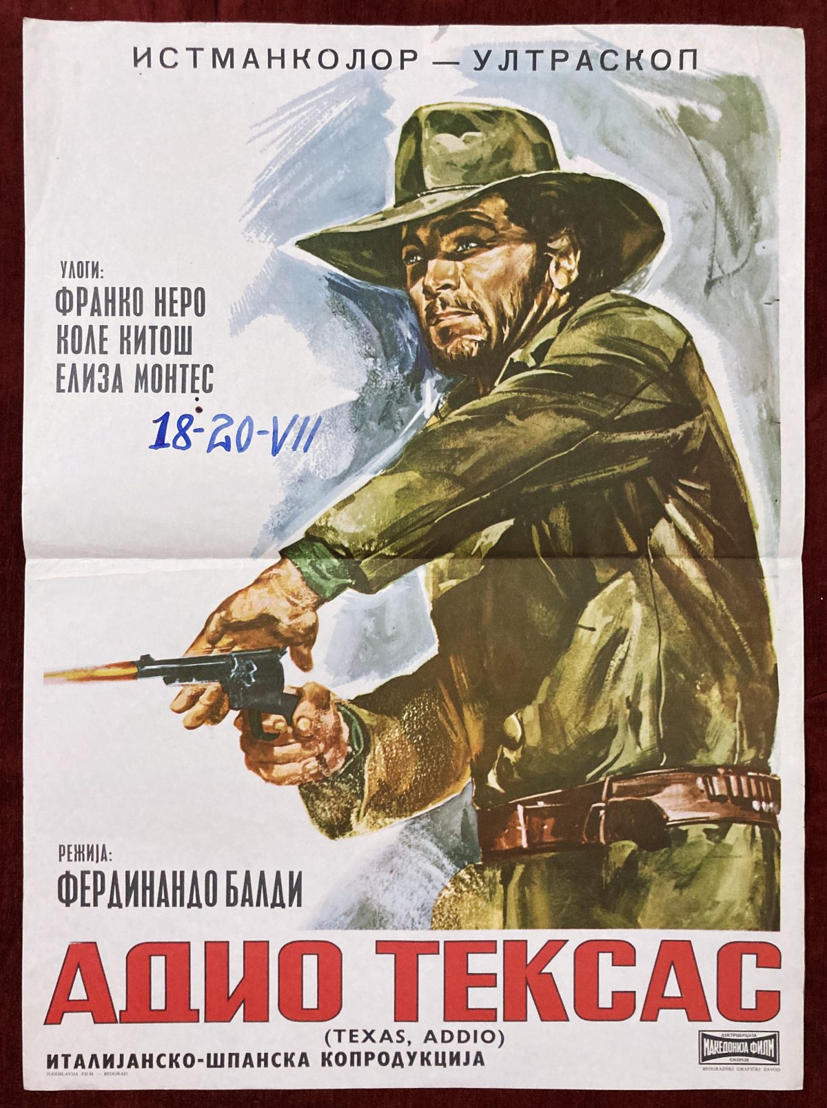 Texas Adios poster