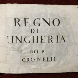 Regno di Ungheria title page, by Vincenzo Coronelli.