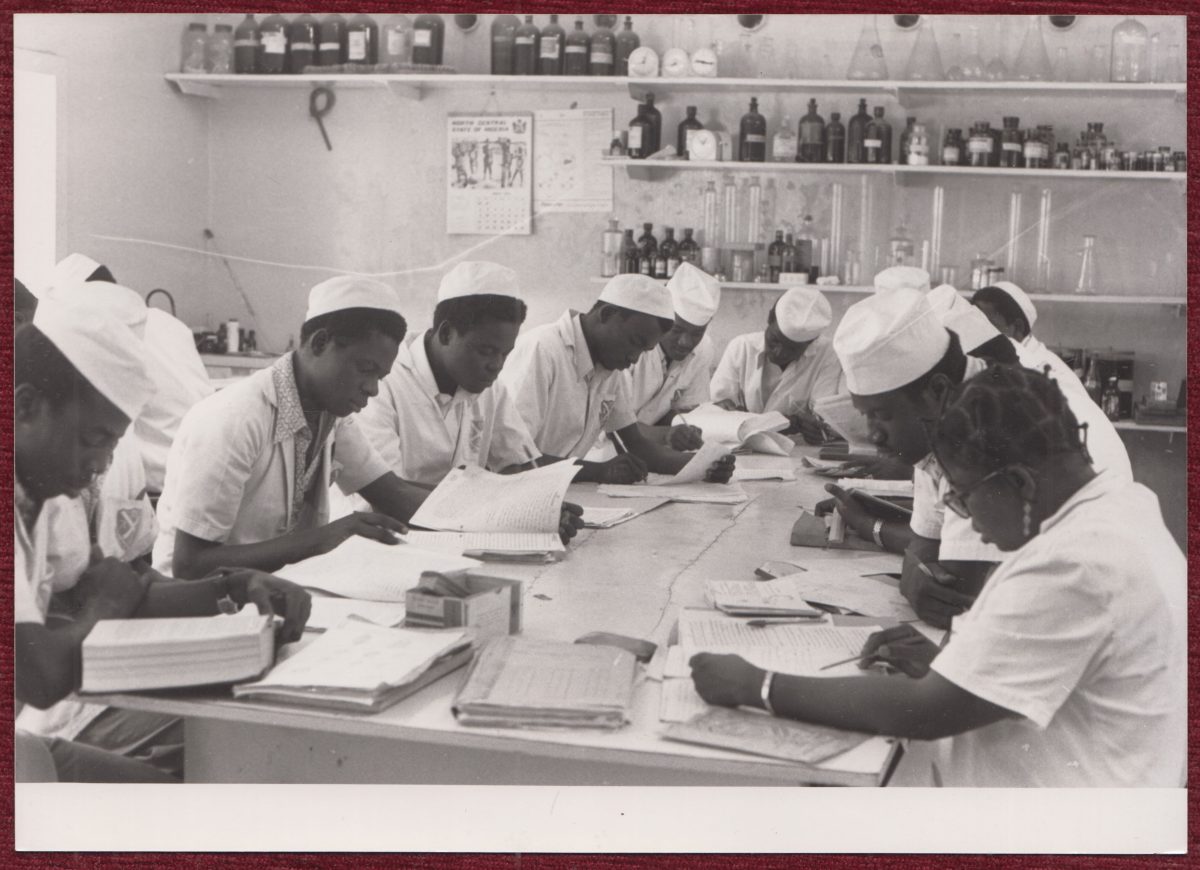 Press Photo of Medicine Students Training in Nigeria