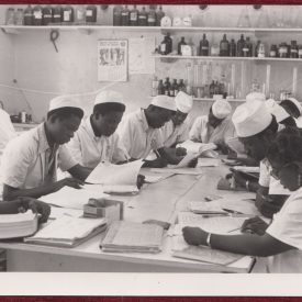 Press Photo of Medicine Students Training in Nigeria