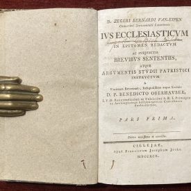 Ius Ecclesiasticum title page