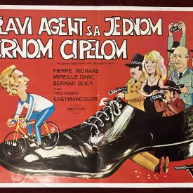 Movie Poster Tall Blond Man with One Black Shoe