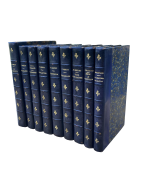 Navy blue decorative book bundle