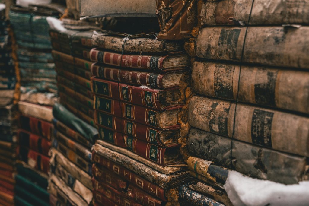 Often antique books have undesirable, musty smell. 