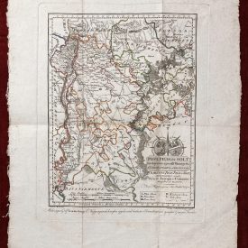 Antique Map of the Kingdom of Hungary - Pest Pilis es Solt