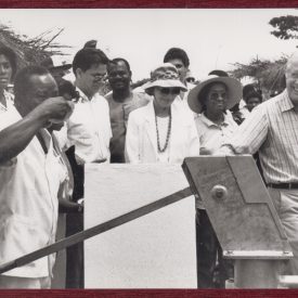 President Jimmy Carter in Alavanyo Ghana