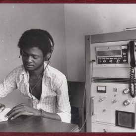 Radio room in Tamale Ghana