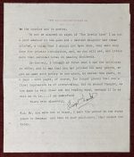 Letter to Monk Gibbon George Chambers Signed - Image 4