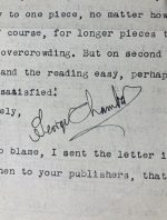 Letter to Monk Gibbon George Chambers Signed - Image 3