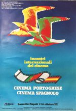 Original Poster Incontri Internazionali del Cinema di Sorrento Alitalia 1982