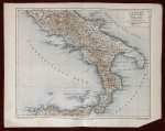 Antique Maps Italy Northern and Southern Italien Meyers Lexikon - Image 2