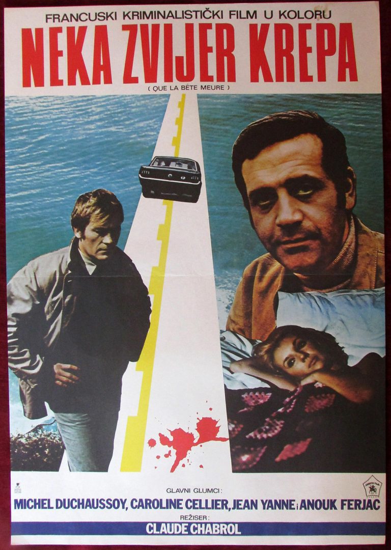 1969 Original Movie Poster This Man Must Die Claude Chabrol Blake French YU