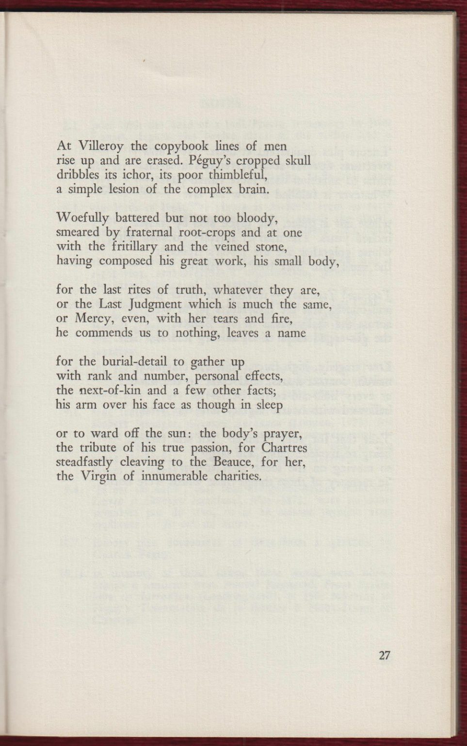 1983 Geoffrey Hill The Mystery of the Charity of Charles Péguy Poetry ...