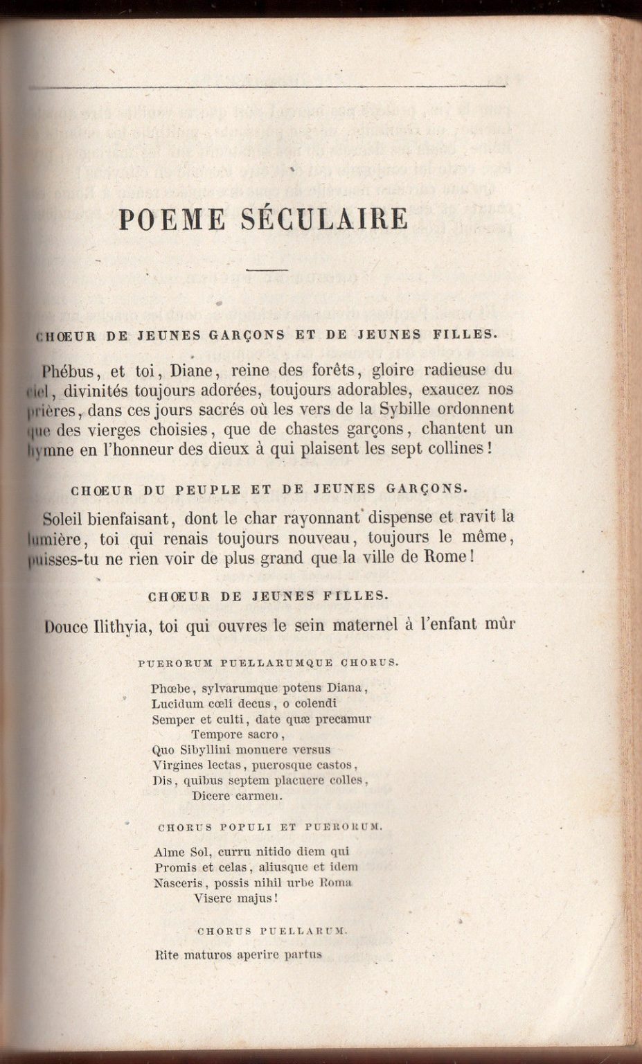 1856 Oeuvres Complètes Horace Quintus Horatius Flaccus Poetry Latin ...