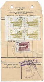 1964 Custom Declaration Philately Boston USA Custom Office Yugoslavia Belgrade - Image 2