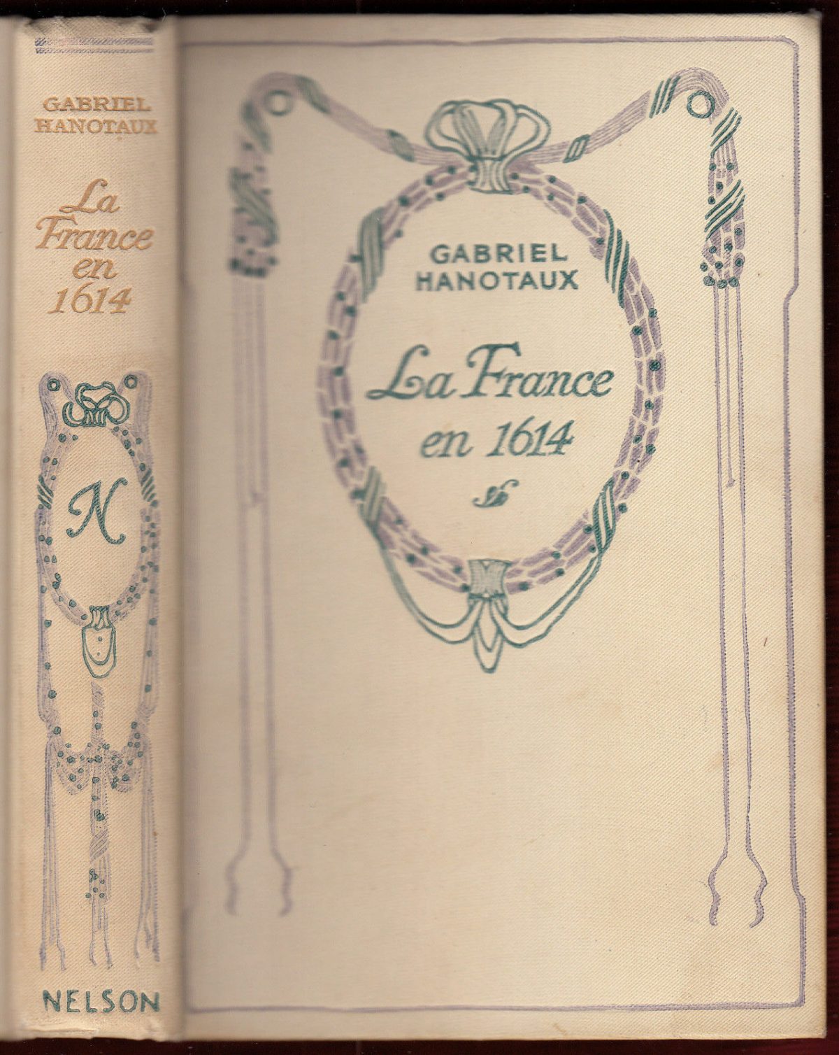 La France en 1614 by Gabriel Hanotaux book cover.