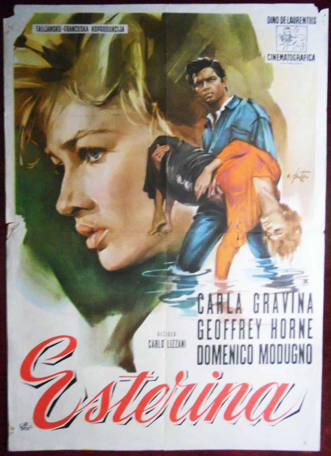 1959 Original Movie Poster Esterina Carlo Lizzani Carla Gravina Horne Italy Yu Sigedon 6783