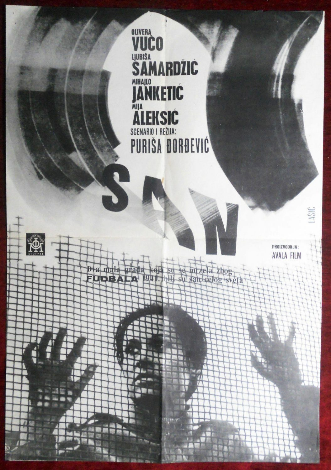 1966 Original Movie Poster San The Dream Purisa Djordjevic Vuco ...