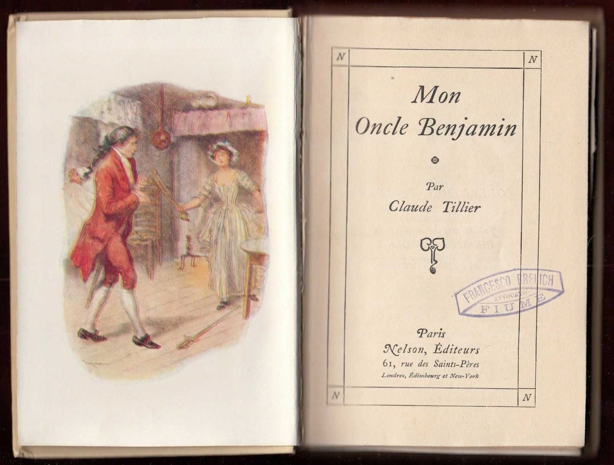 Mon Oncle Benjamin Title Page