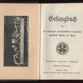 Palatinate Hymnbook title page