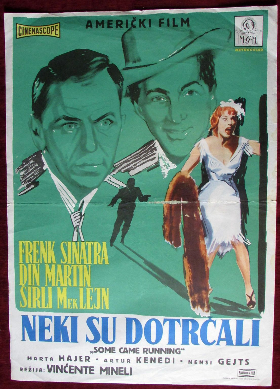 1958 Original Movie Poster Some Came Running Frank Sinatra Dean Martin ...