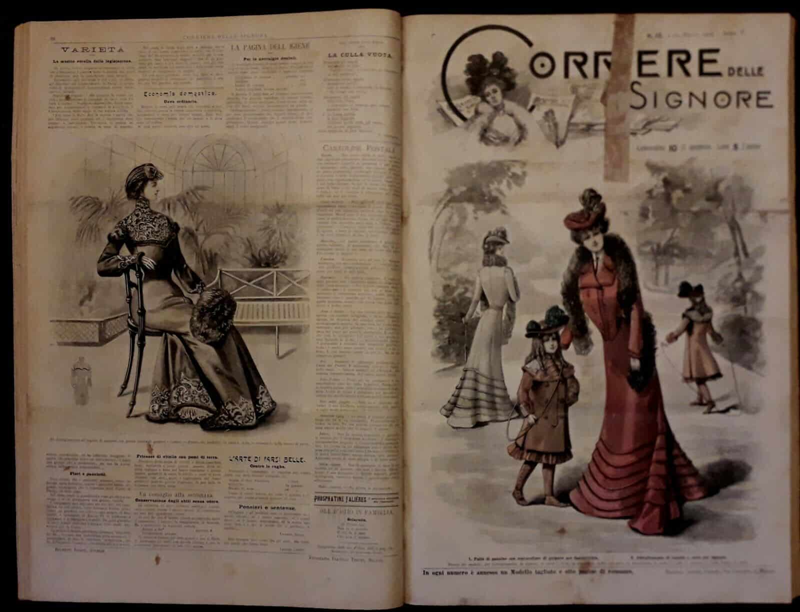 La Saison, Journal Illustré des Ladies, 1880, No. 625. Two women