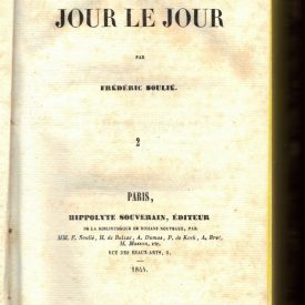 Au Jour le Jour from 1844
